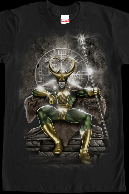 Marvel Loki Throne T-Shirtmain product image