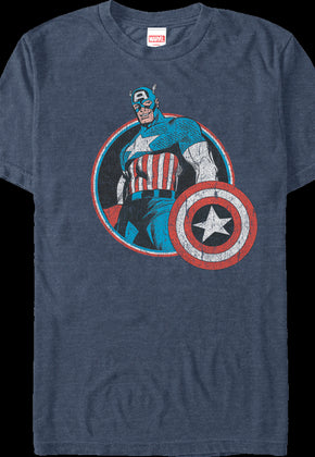 Marvel Retro Captain America T-Shirt