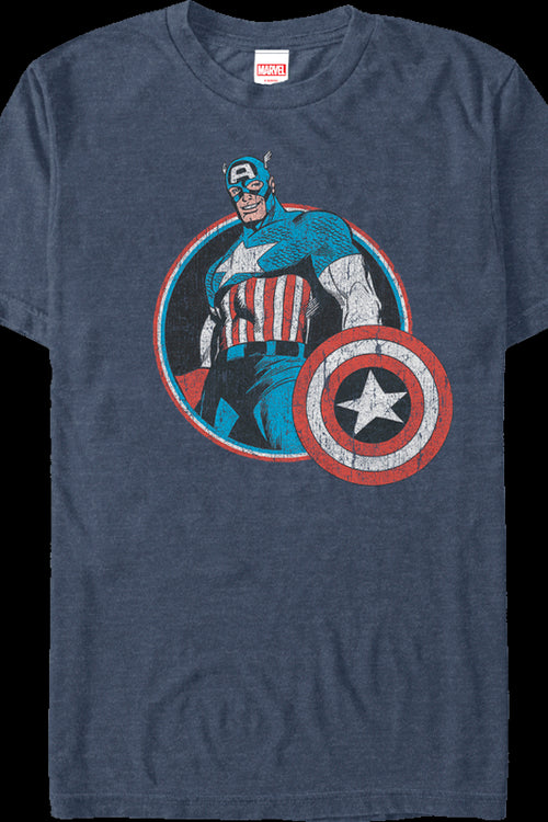 Marvel Retro Captain America T-Shirtmain product image
