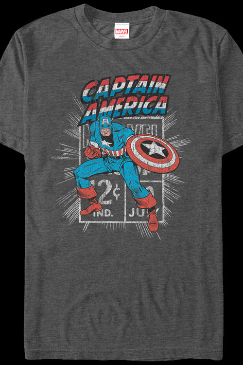 Marvel Stamp Captain America T-Shirtmain product image