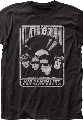Max's Kansas City Velvet Underground T-Shirt