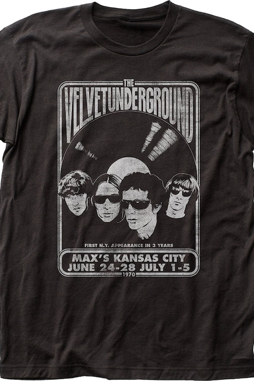 Max's Kansas City Velvet Underground T-Shirtmain product image
