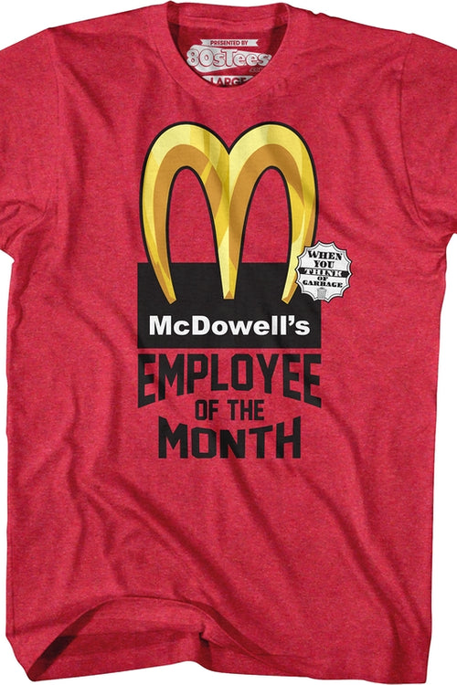 McDowell's Employee Of The Month Coming To America T-Shirtmain product image