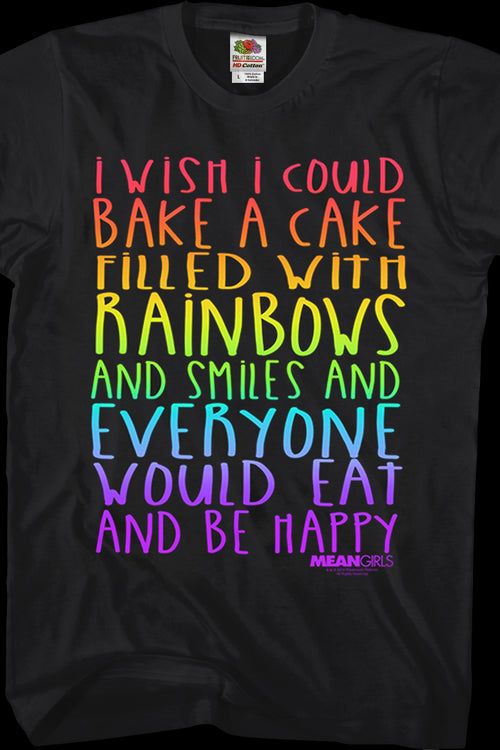 Mean Girls Cake Filled With Rainbows T-Shirtmain product image