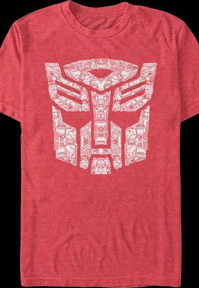 Mechanical Autobots Logo Transformers T-Shirt