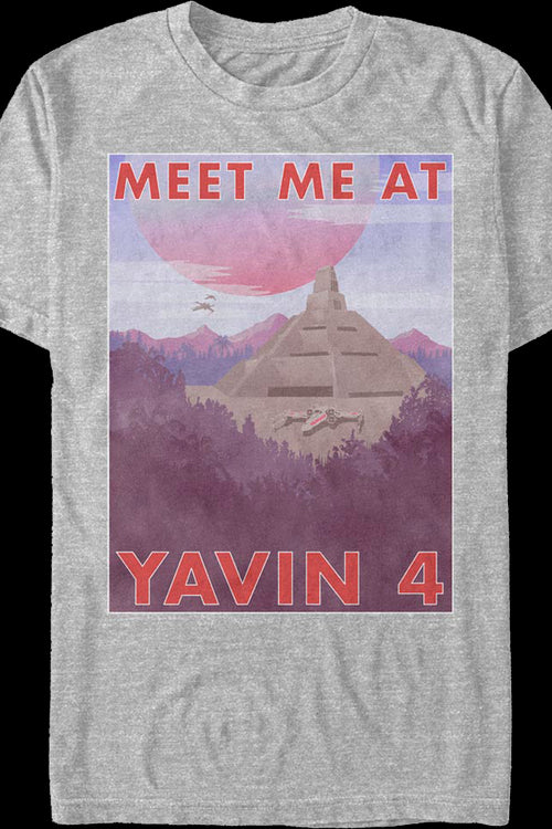 Meet Me At Yavin 4 Star Wars T-Shirtmain product image