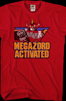 Megazord Activated Mighty Morphin Power Rangers T-Shirt