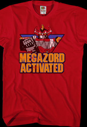 Megazord Activated Mighty Morphin Power Rangers T-Shirt