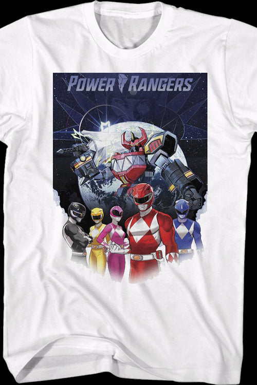 Megazord Poster Mighty Morphin Power Rangers T-Shirtmain product image