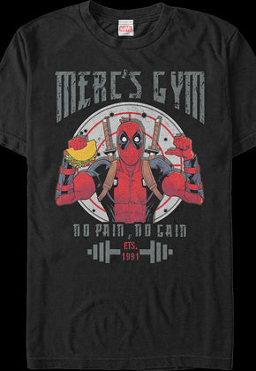 Merc's Gym Deadpool T-Shirt