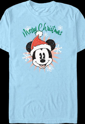 Merry Christmas Mickey Mouse Disney T-Shirt