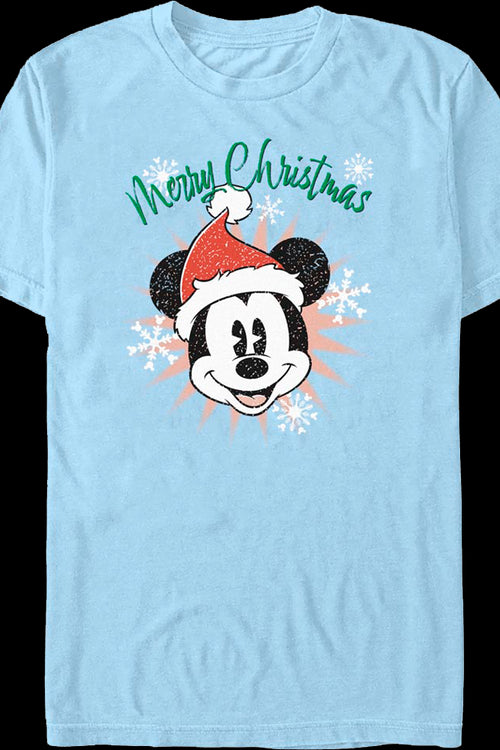 Merry Christmas Mickey Mouse Disney T-Shirtmain product image