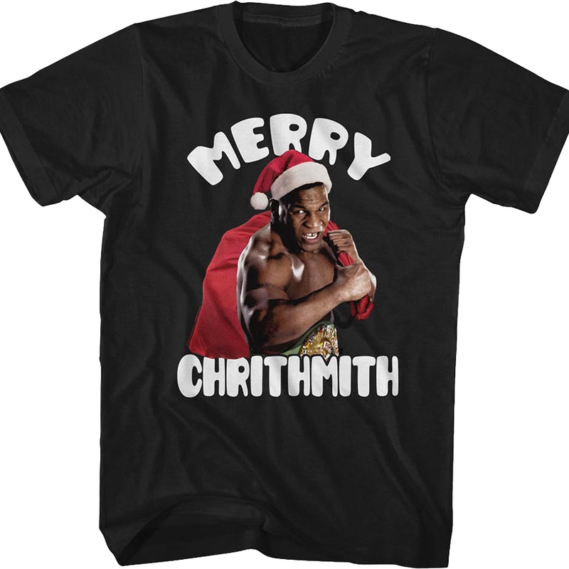 Merry Chrithmith Mike Tyson Shirt Mike Tyson Mens T Shirt
