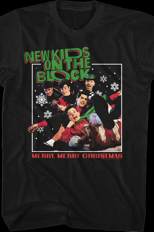 Merry, Merry Christmas New Kids On The Block T-Shirtmain product image