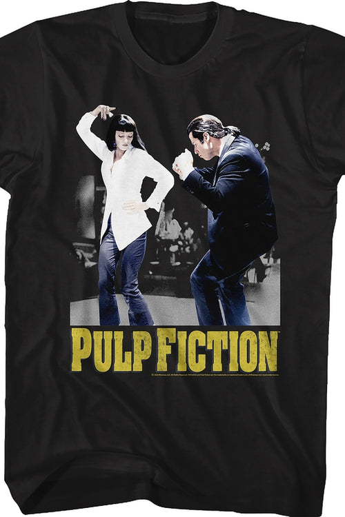 Mia and Vincent Dancing Pulp Fiction T-Shirtmain product image
