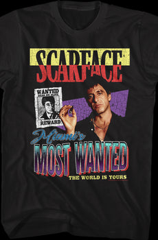 Miami's Most Wanted Scarface T-Shirt