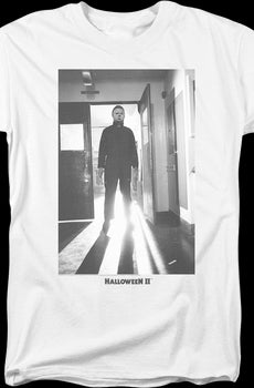 Michael Myers Black & White Photo Halloween II T-Shirt