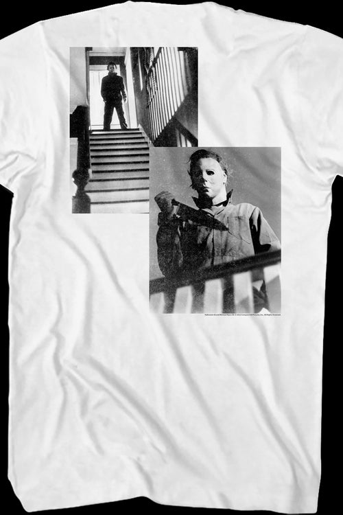 Michael Myers Staircase Photos Halloween T-Shirtmain product image