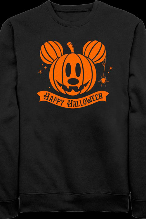 Mickey Mouse Halloween Jack-o'-Lantern Disney Sweatshirtmain product image