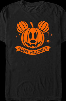 Mickey Mouse Halloween Jack-o'-Lantern Disney T-Shirt