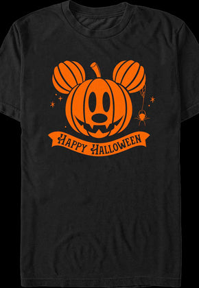 Mickey Mouse Halloween Jack-o'-Lantern Disney T-Shirt