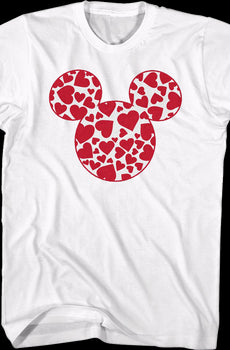 Mickey Mouse Hearts Disney T-Shirt