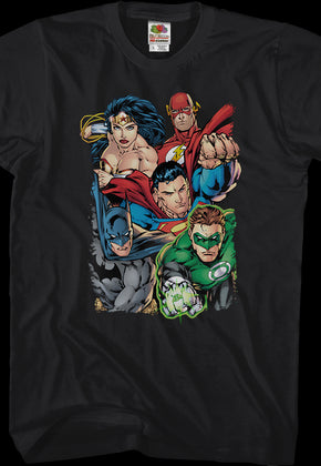 Mightiest Heroes Justice League T-Shirt