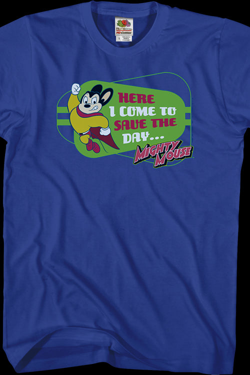 Mighty Mouse Here I Come T-Shirtmain product image