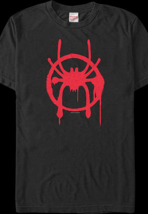 Miles Symbol Spider-Man Into The Spider-Verse T-Shirt