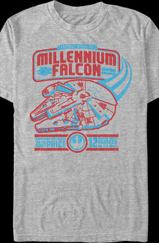 Millennium Falcon Freight Delivery Star Wars T-Shirt