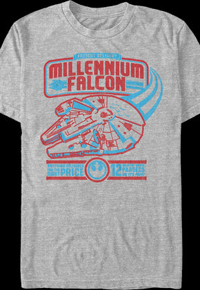 Millennium Falcon Freight Delivery Star Wars T-Shirt