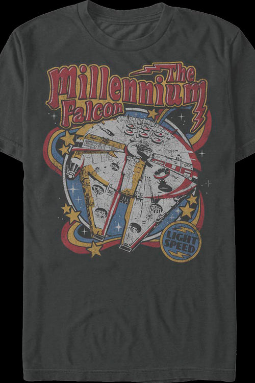 Millennium Falcon Light Speed Star Wars T-Shirtmain product image