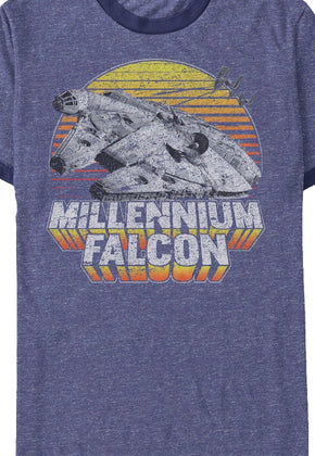 Millennium Falcon Star Wars Ringer Shirt