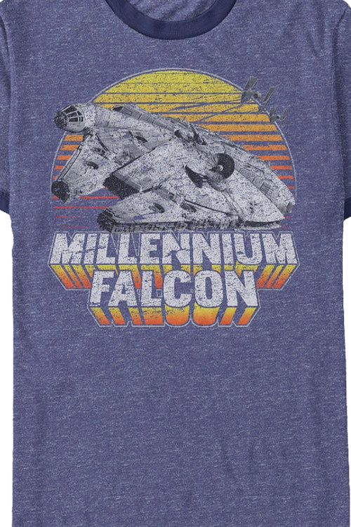 Millennium Falcon Star Wars Ringer Shirtmain product image