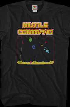 Missile Command Gameplay T-Shirt