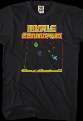 Missile Command Gameplay T-Shirt