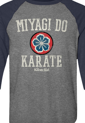 Miyagi Do Karate Kid Raglan Baseball Shirt