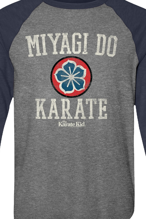 Miyagi Do Karate Kid Raglan Baseball Shirtmain product image