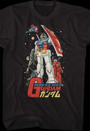 Mobile Suit Poster Gundam T-Shirt