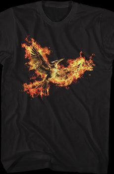 Mockingjay Fire Flight Hunger Games T-Shirt