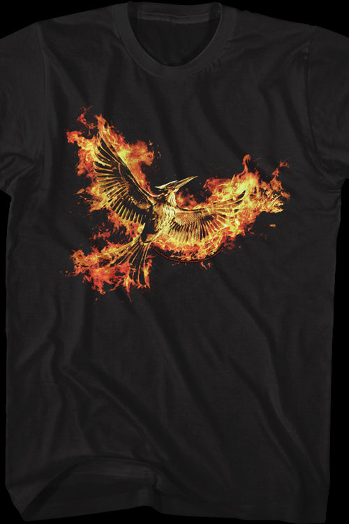 Mockingjay Fire Flight Hunger Games T-Shirtmain product image