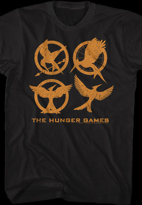 Mockingjay Logos Hunger Games T-Shirt