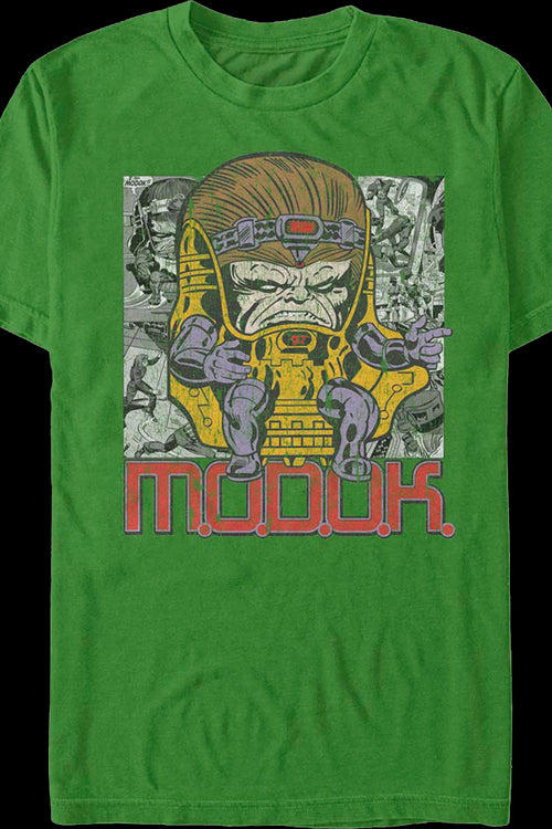 MODOK Comic Panels Marvel Comics T-Shirtmain product image