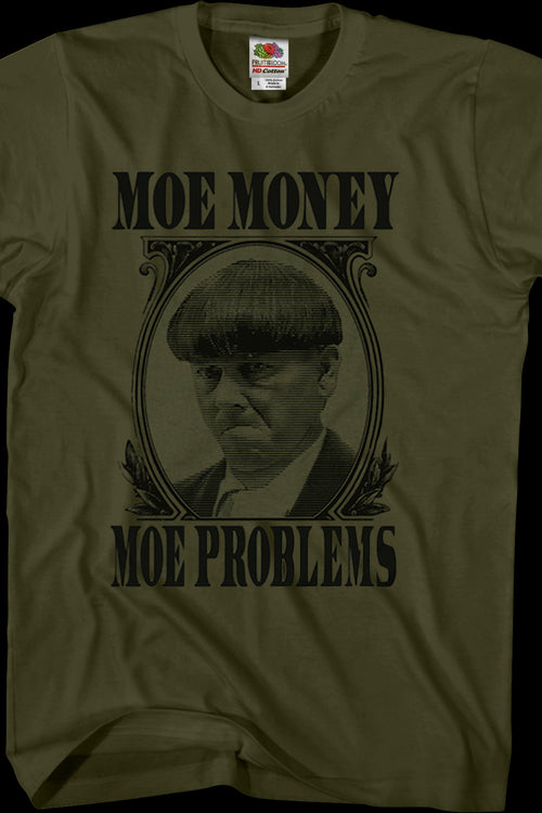 Moe Money Moe Problems Three Stooges T-Shirtmain product image