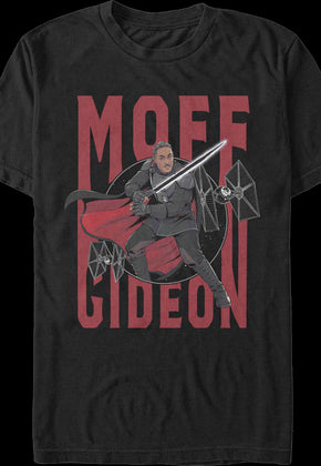 Moff Gideon Action Pose The Mandalorian Star Wars T-Shirt