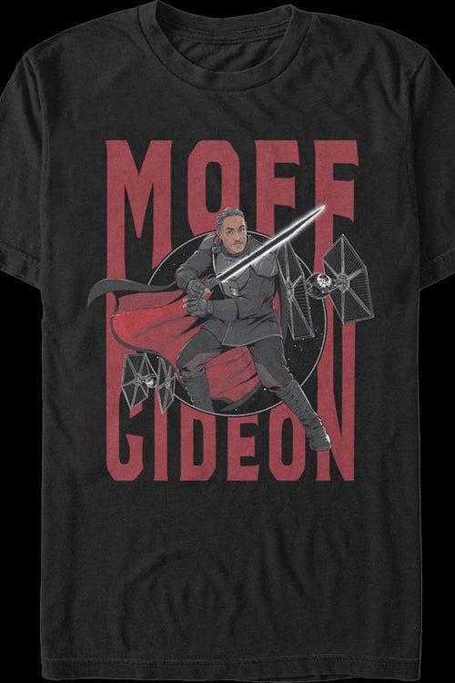 Moff Gideon Action Pose The Mandalorian Star Wars T-Shirtmain product image
