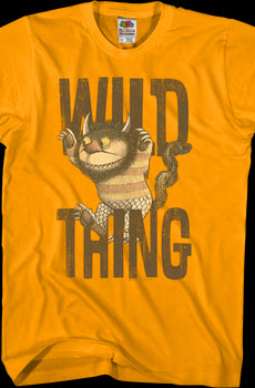 Moishe Where The Wild Things Are Orange T-Shirt