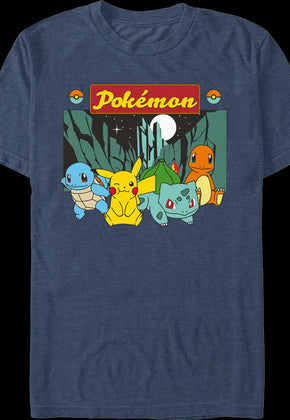 Moonlit Group Pokemon T-Shirt