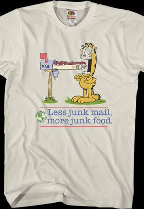 More Junk Food Garfield T-Shirt