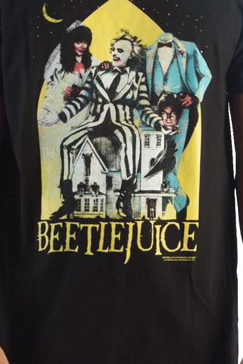 Black Movie Poster Beetlejuice T-Shirtmain product image